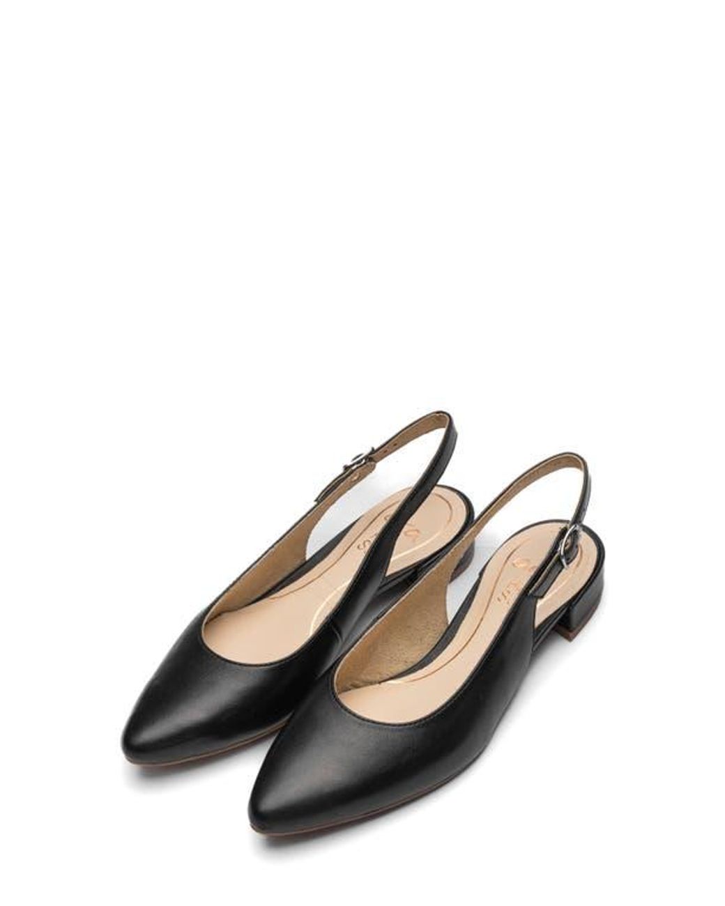 Ara Black Pixie Slingback Pump