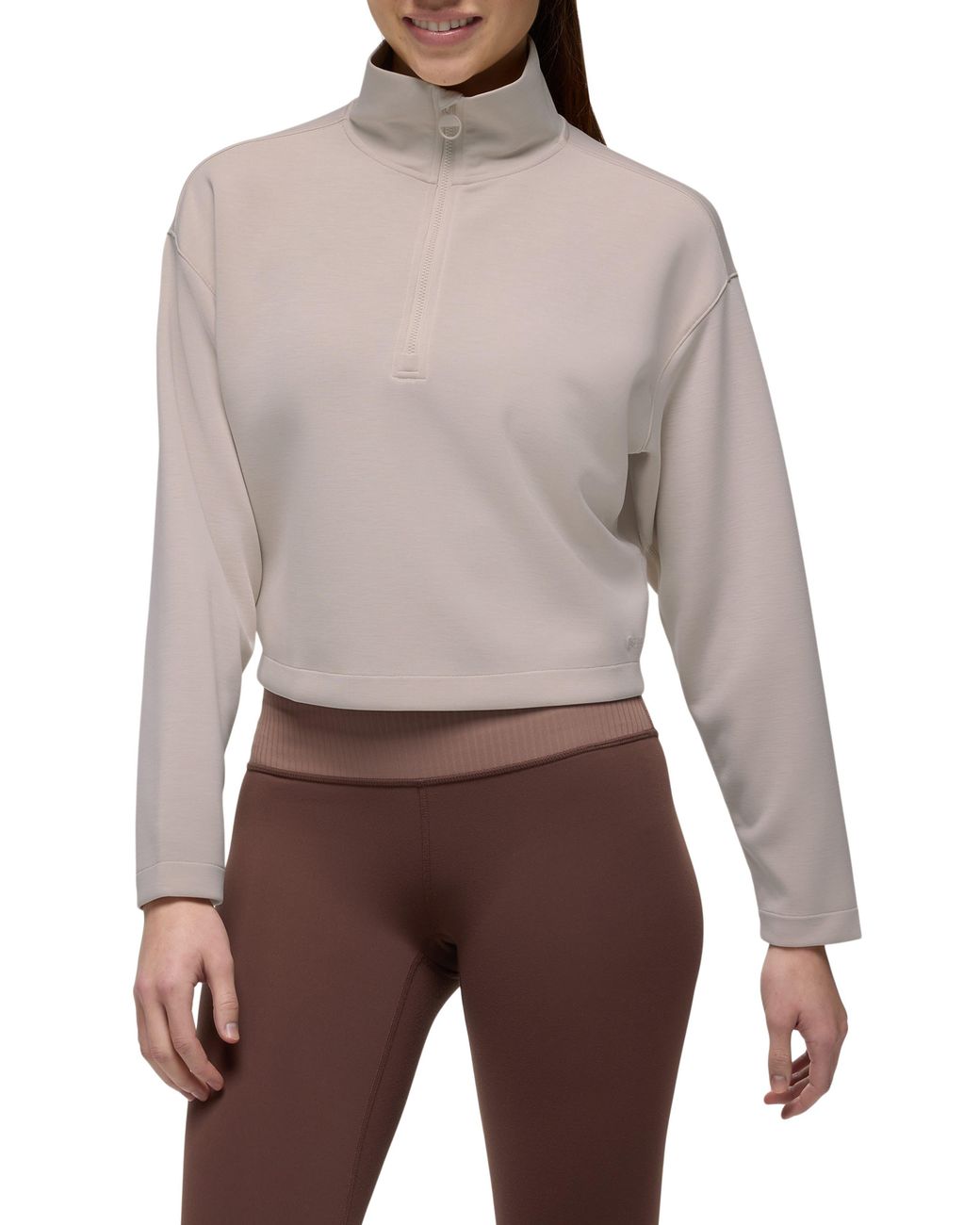 Prana Brown Shea Half Zip