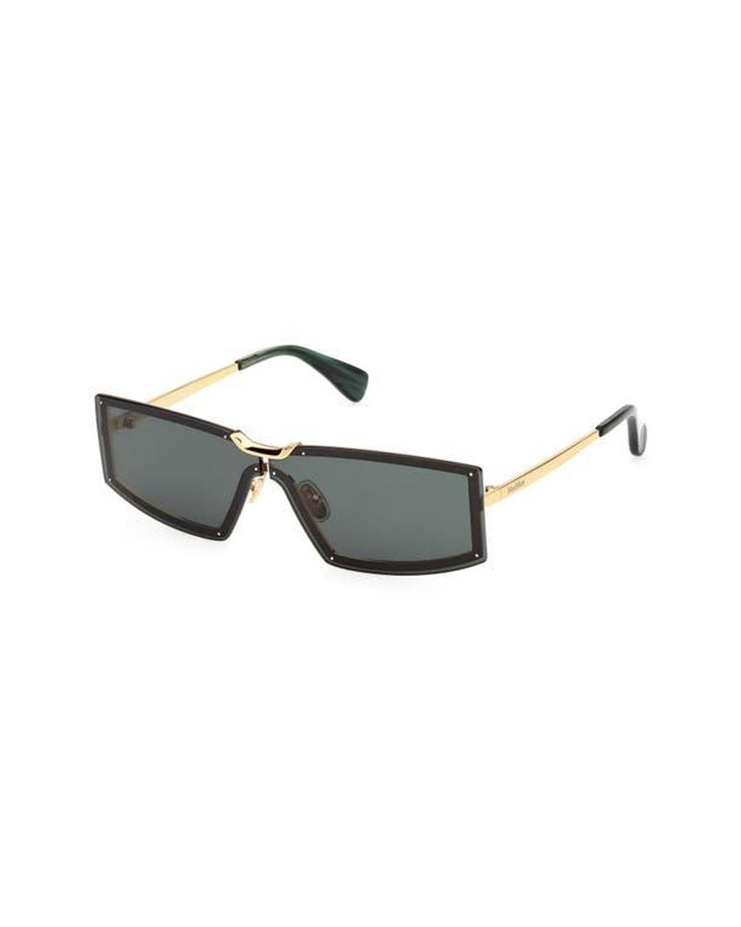 Max Mara Multicolor 68Mm Oversize Rectangular Sunglasses