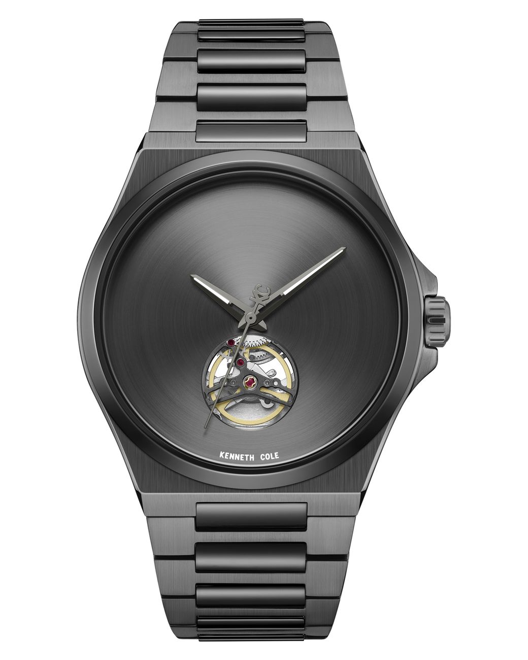 Kenneth Cole Black Automatic Bracelet Watch, 43.5Mm for men