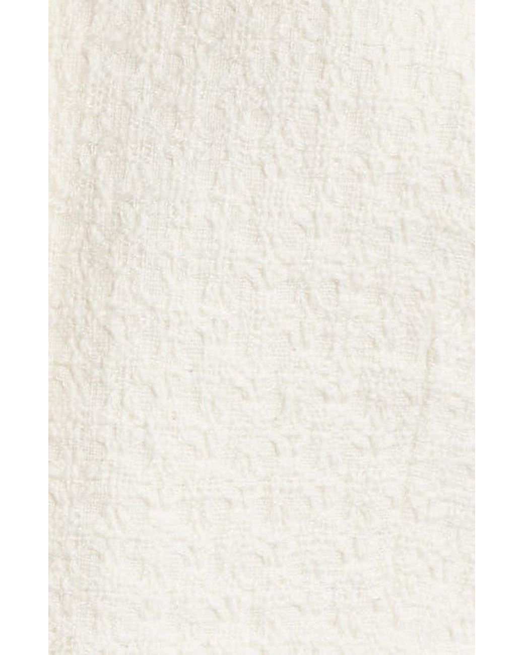 Nordstrom White Collarless Jacket