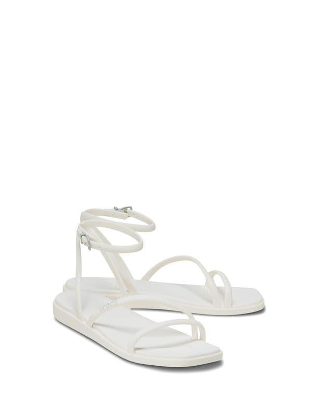 CROCSTM White Miami Ankle Strap Sandal