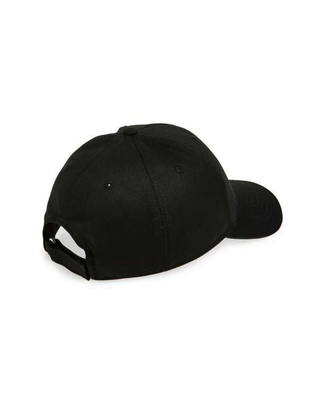 Moncler Black Logo Patch Baseball Cap