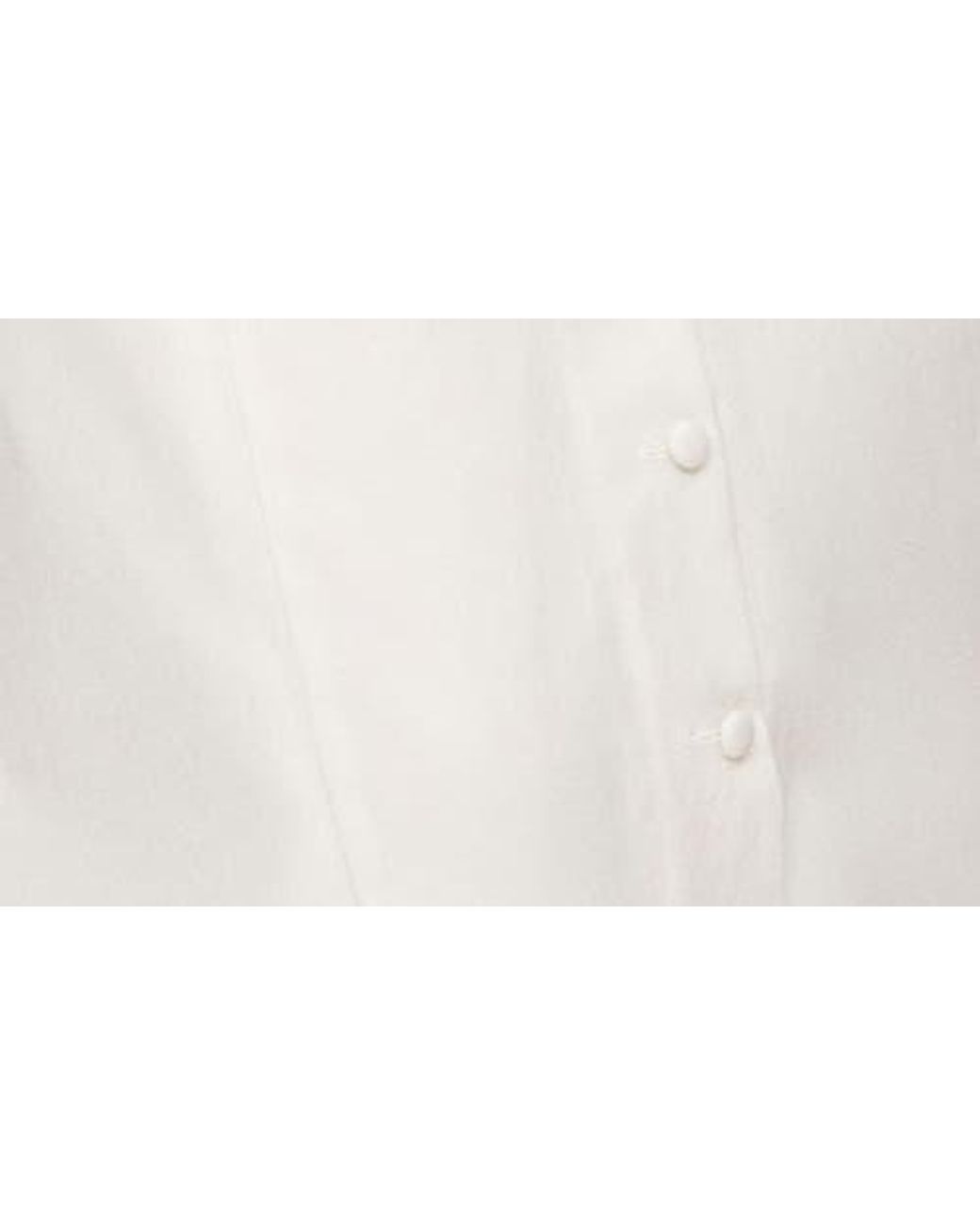 Reformation Alida Organic Cotton Button-Up Midi Dress in Natural | Lyst