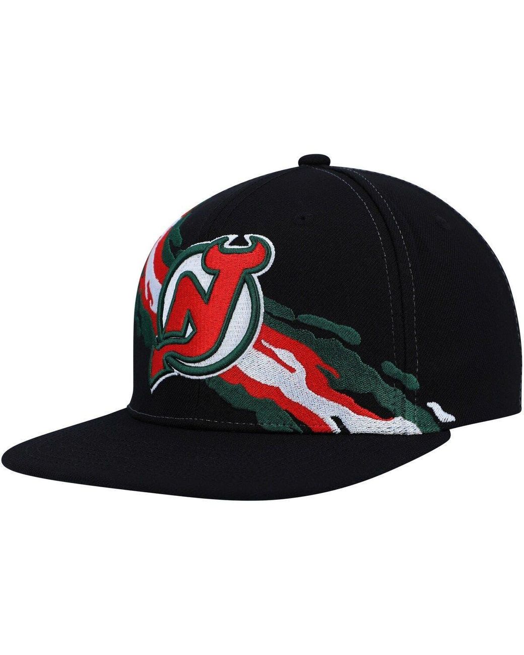 New Jersey Devils PAINTBRUSH BEANIE by Mitchell and Ness