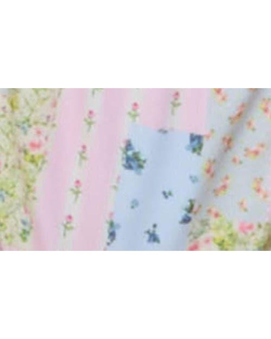 Edikted Multicolor Patchwork String Bikini Bottoms