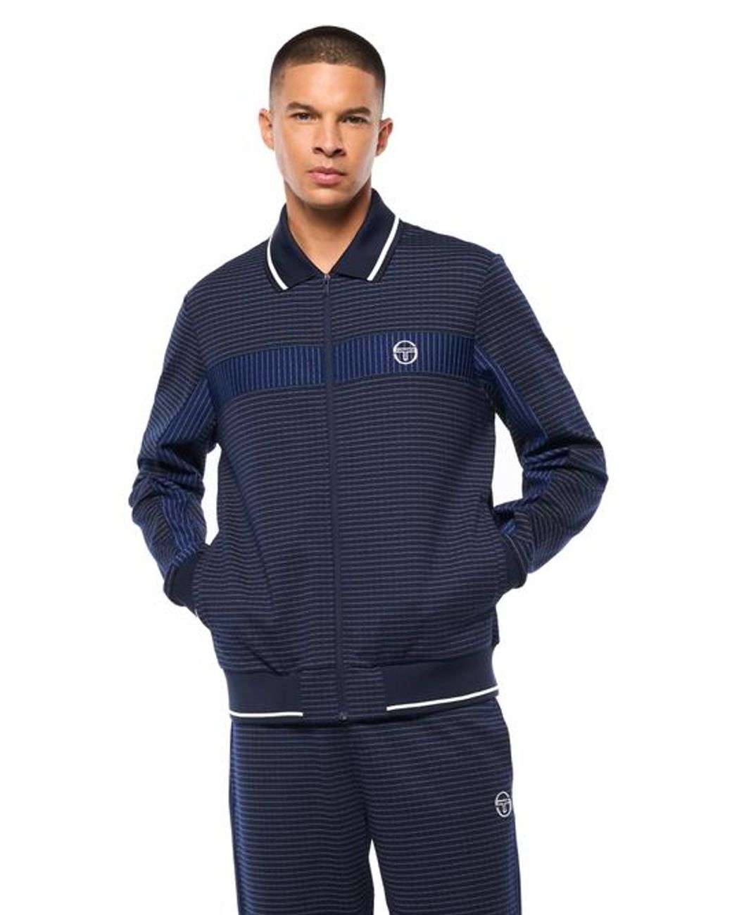 Sergio Tacchini Blue Rete Track Jacket for men