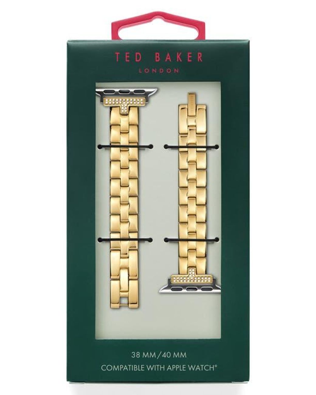 Ted Baker Crystal T 20Mm Apple Watch Bracelet Watchband in