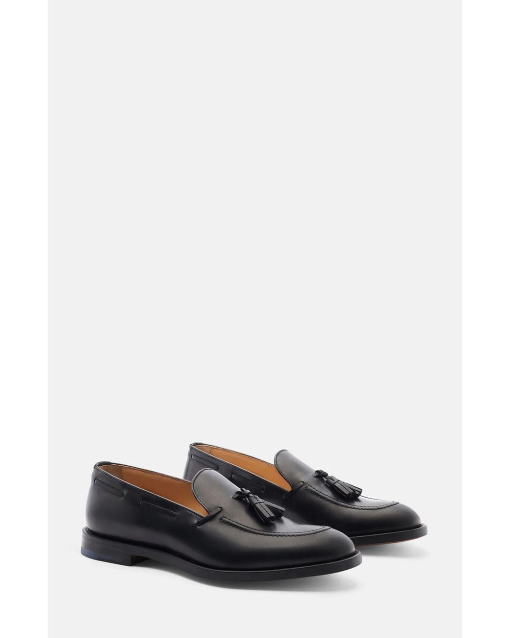 Scarosso Black William Loafers for men