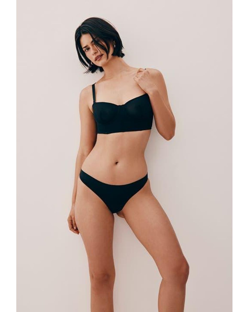 CUUP Gray The Longline Bra Mesh
