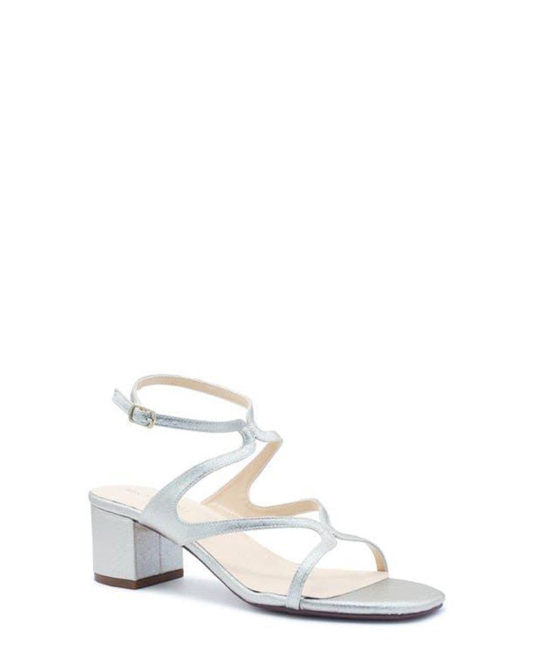 Touch Ups White Cora Ankle Strap Sandal