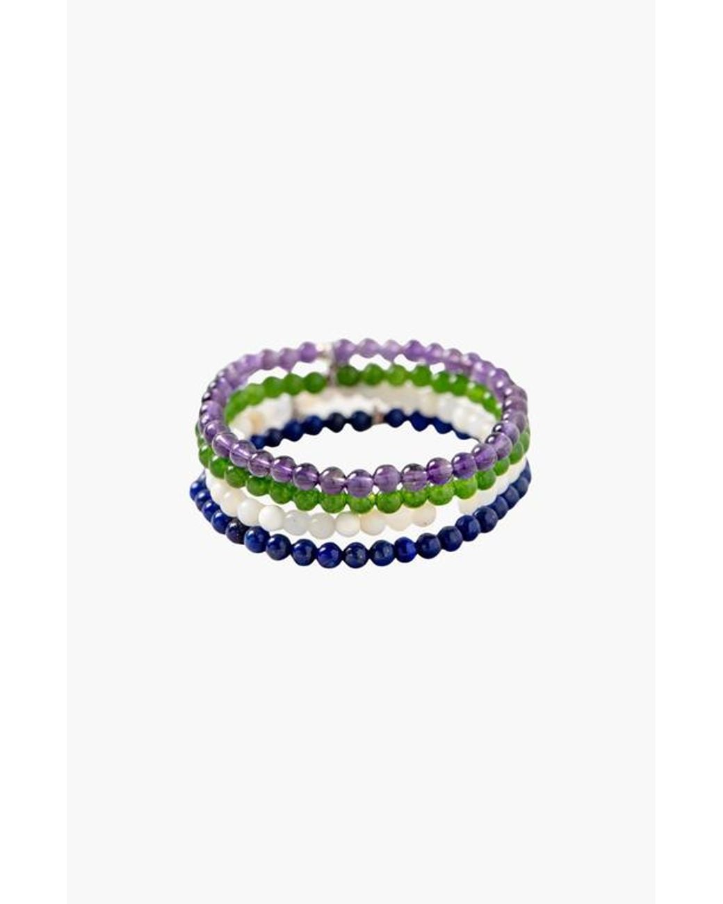 Tiny Rituals Blue Libra Bracelet Set