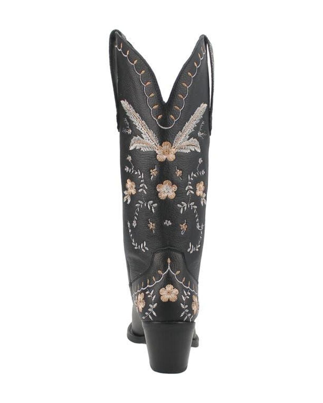 Dingo Black Full Bloom Western Boot
