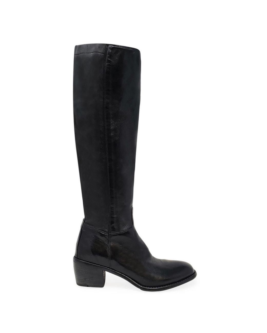 Madison Maison Black Knee High Boot Stretch Boot