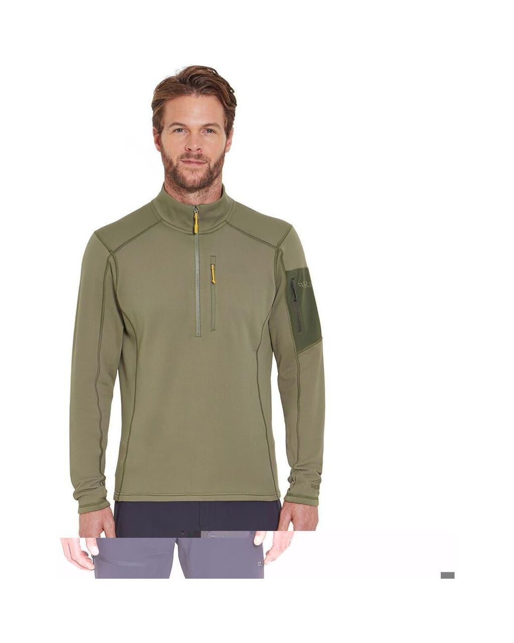 Rab Green Modulus Pull On Jacket for men