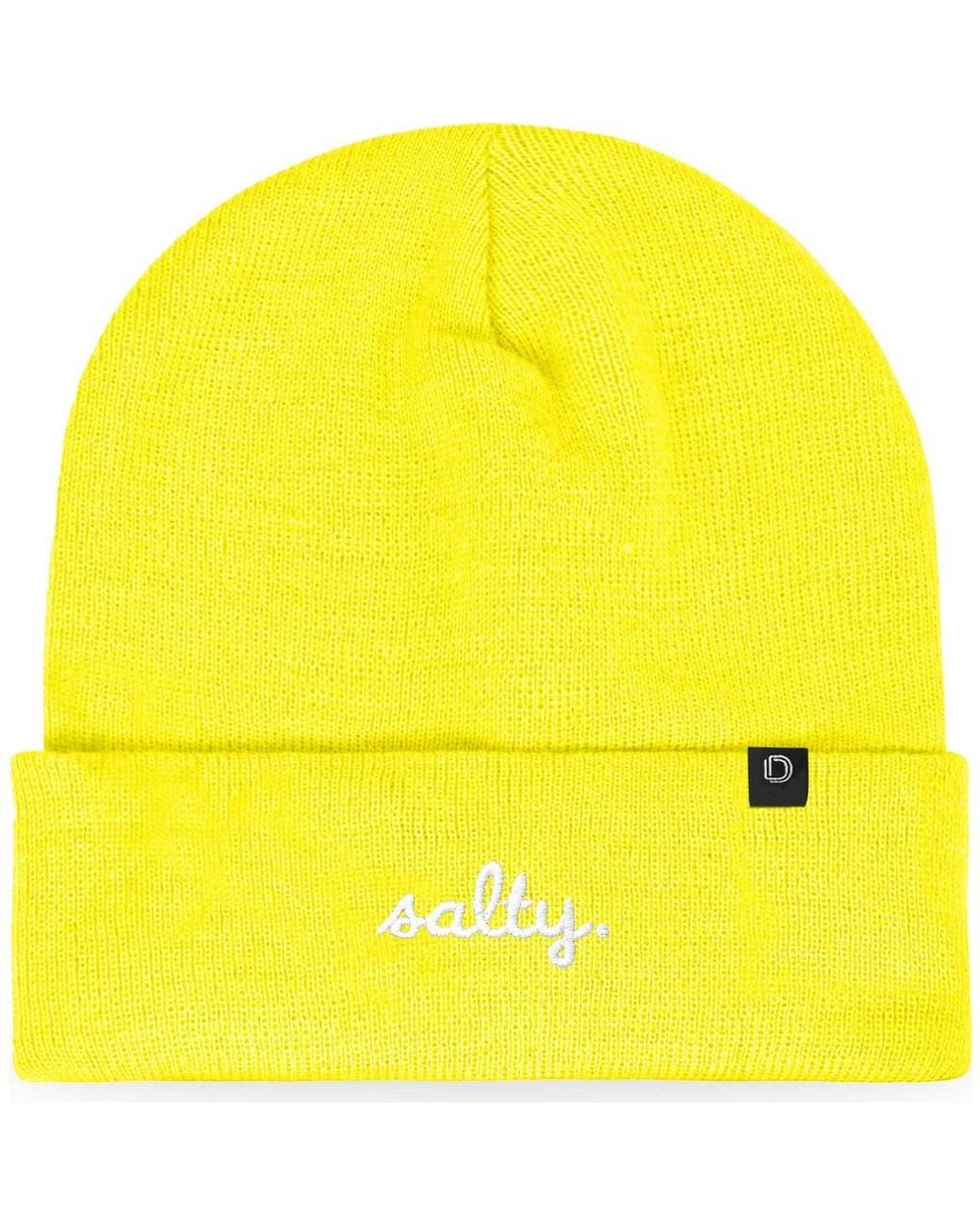 Alix Yellow Salty Beanie Cap