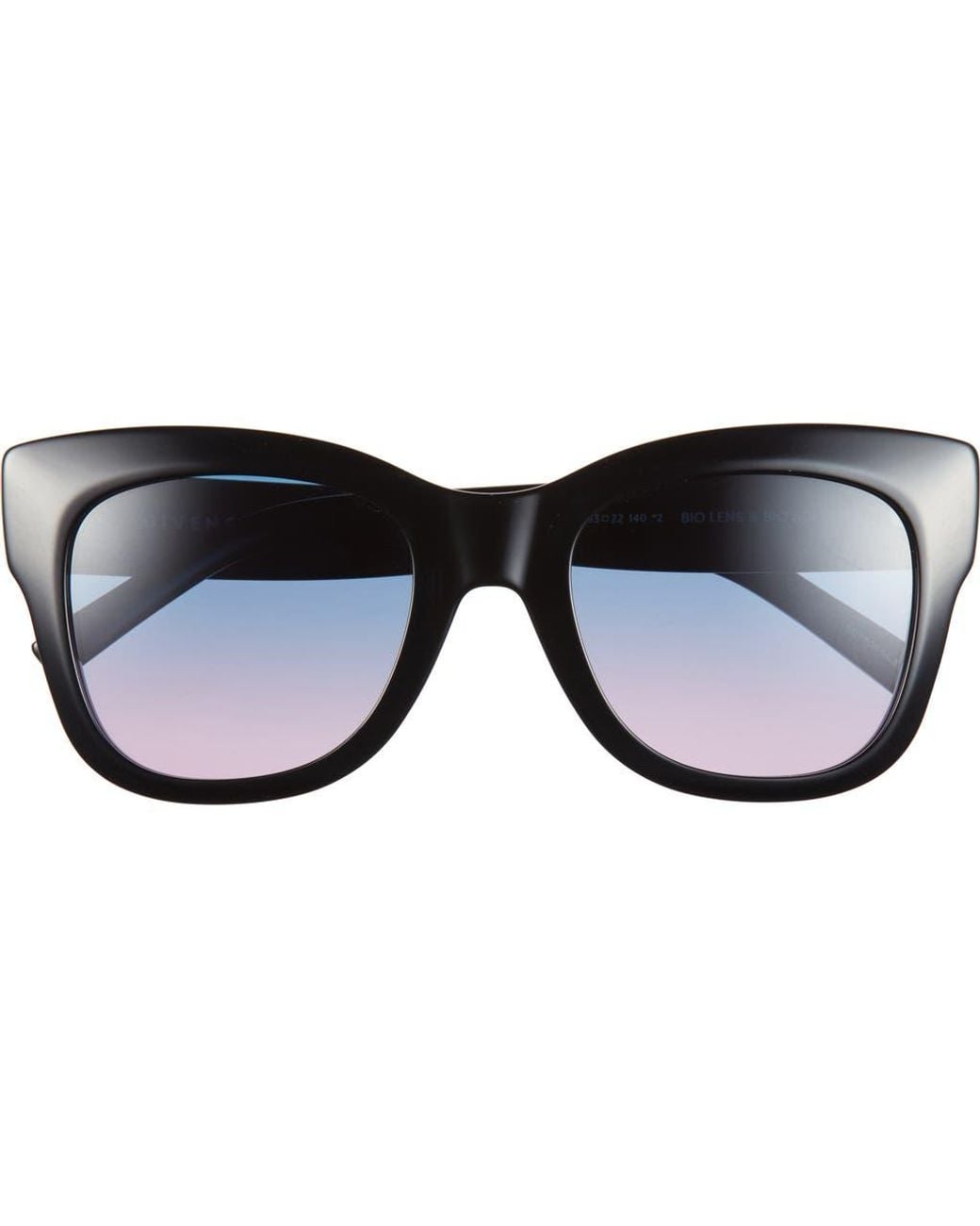 Givenchy Black City 53Mm Gradient Geometric Sunglasses (Nordstrom Exclusive)