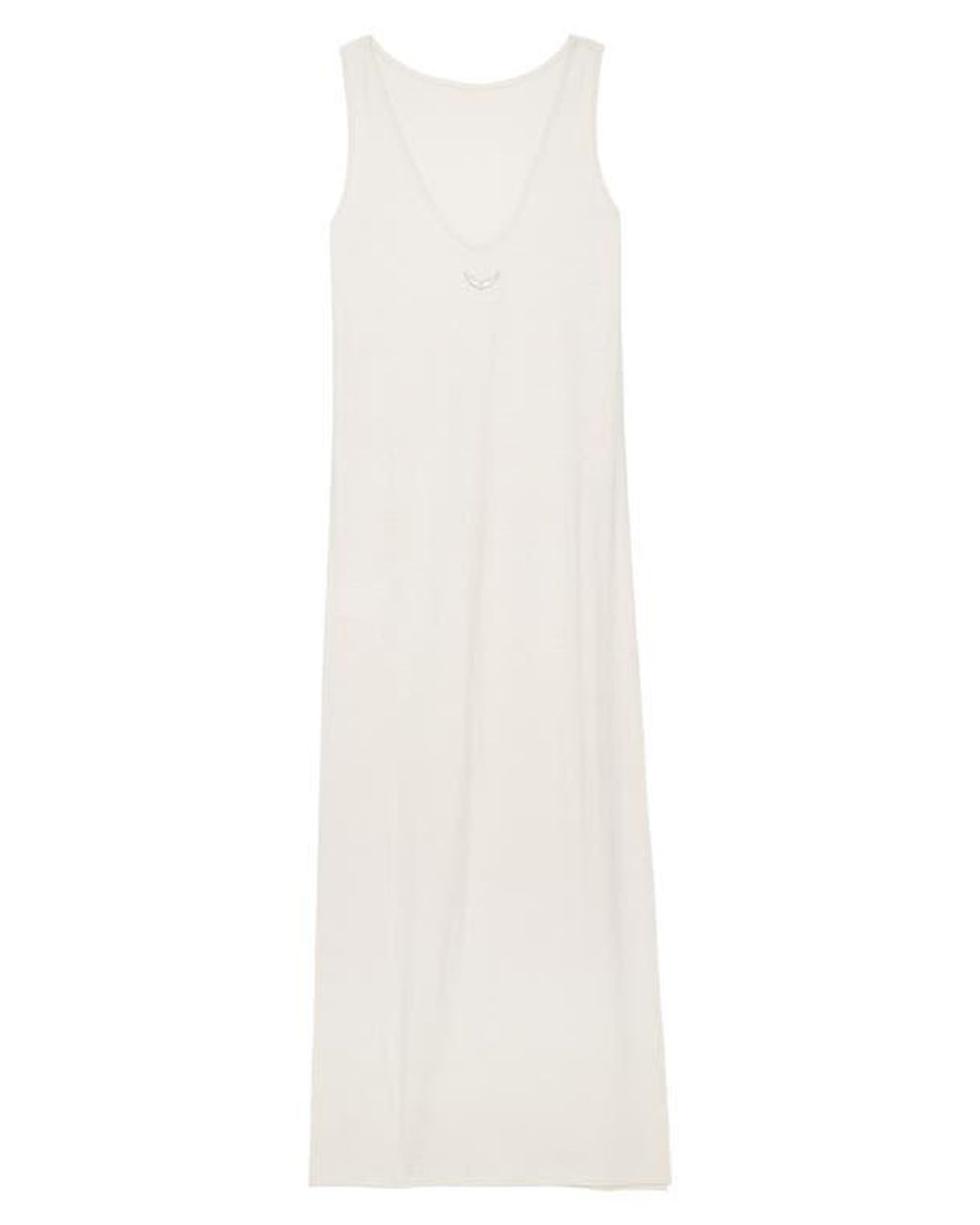 Zadig & Voltaire Deva Lin Lave Cotton & Linen Maxi Dress in