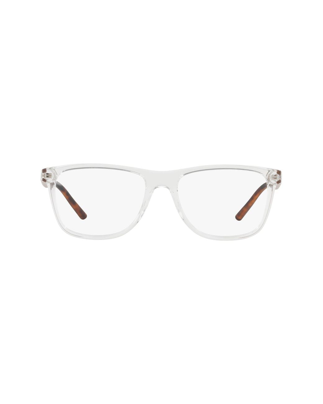 ARMANI EXCHANGE White 54Mm Rectangular Optical Glasses for men