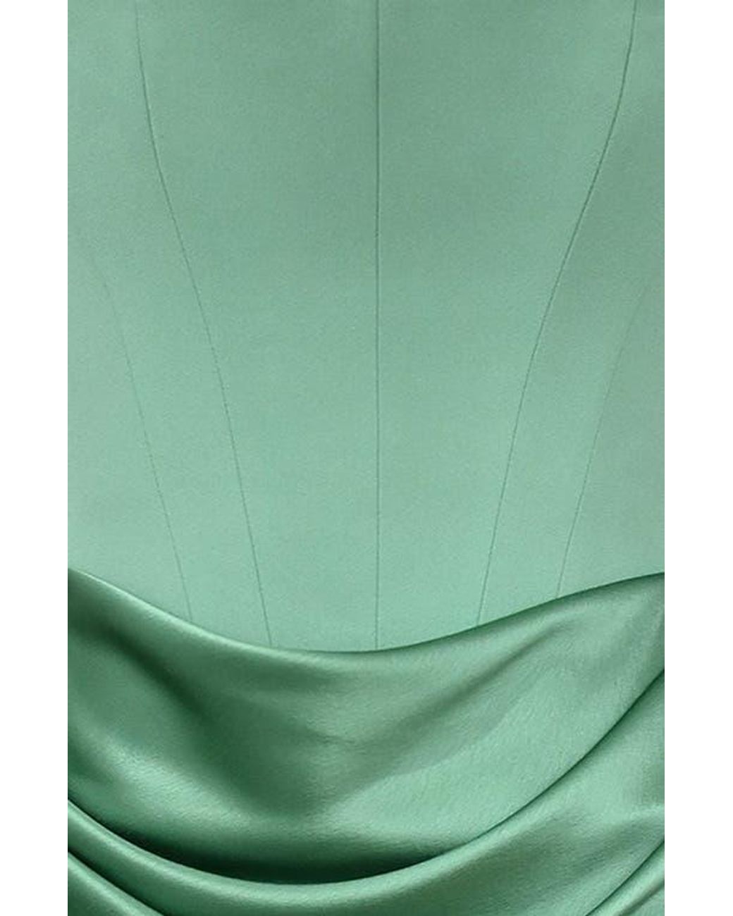 House Of Cb Persephone Strapless Maxi Cocktail Dress in Green | Lyst