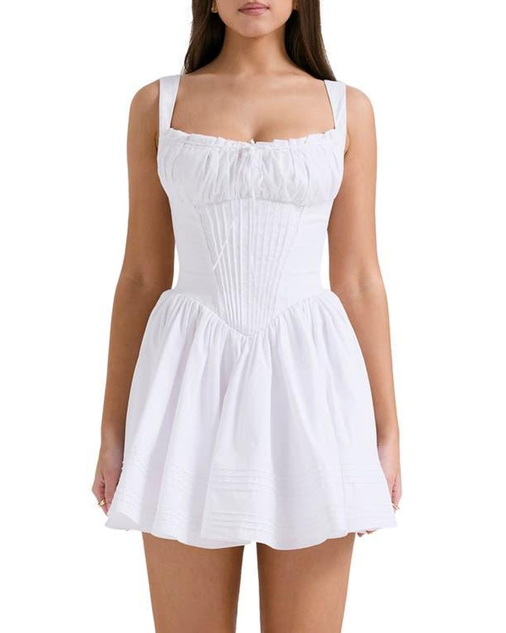 white christmas dresses May Queen MQ2080 - Sheer Corset Cocktail Dress 8 / Lilac main image 0