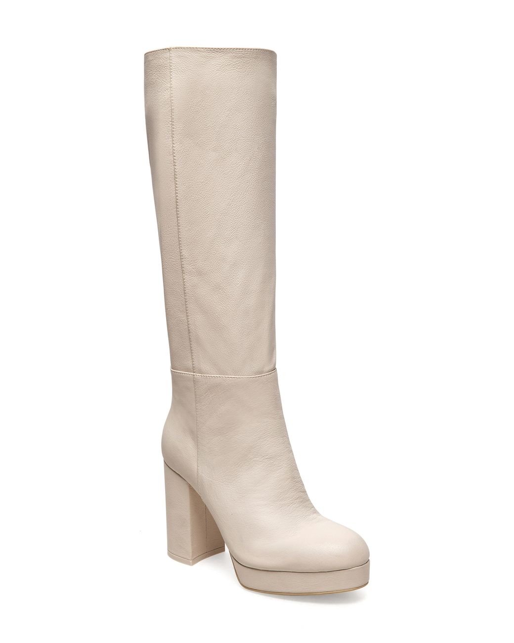 Silent D Yelona Knee High Boot in White | Lyst