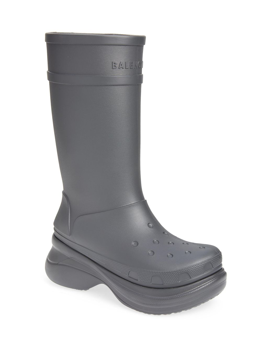 Balenciaga X Crocs Water Resistant Boot in Gray for Men Lyst