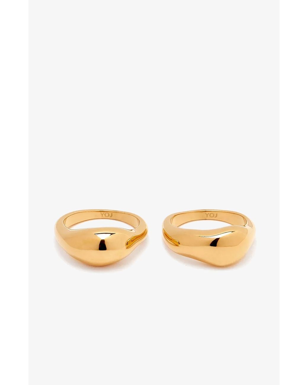 Yoj Metallic Ine Ring Set