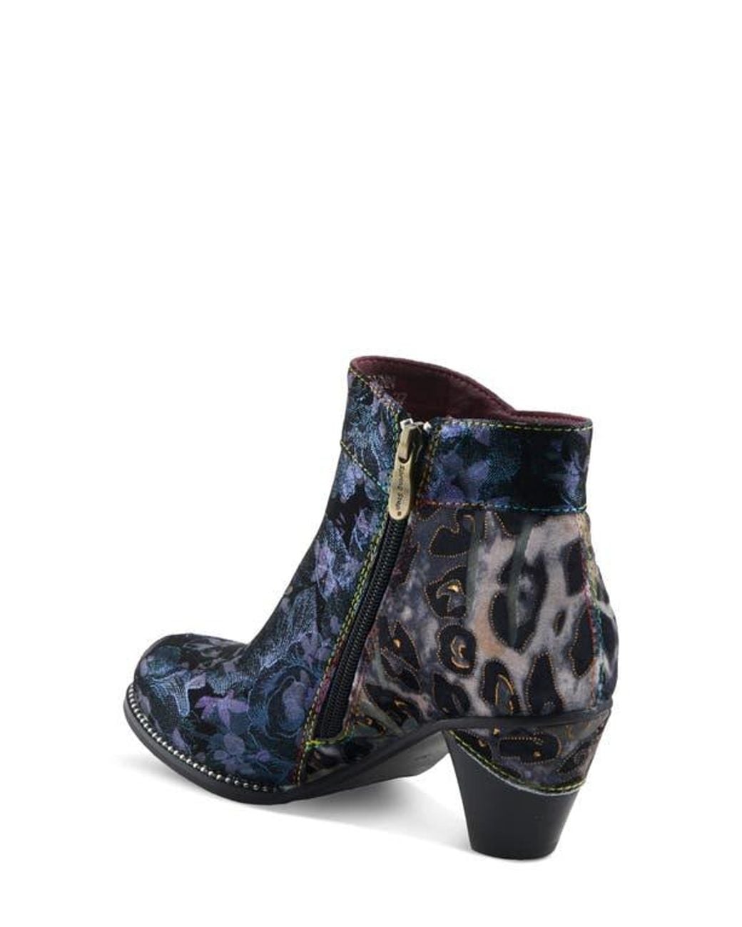 Spring Step Blue Dessalynn Bootie
