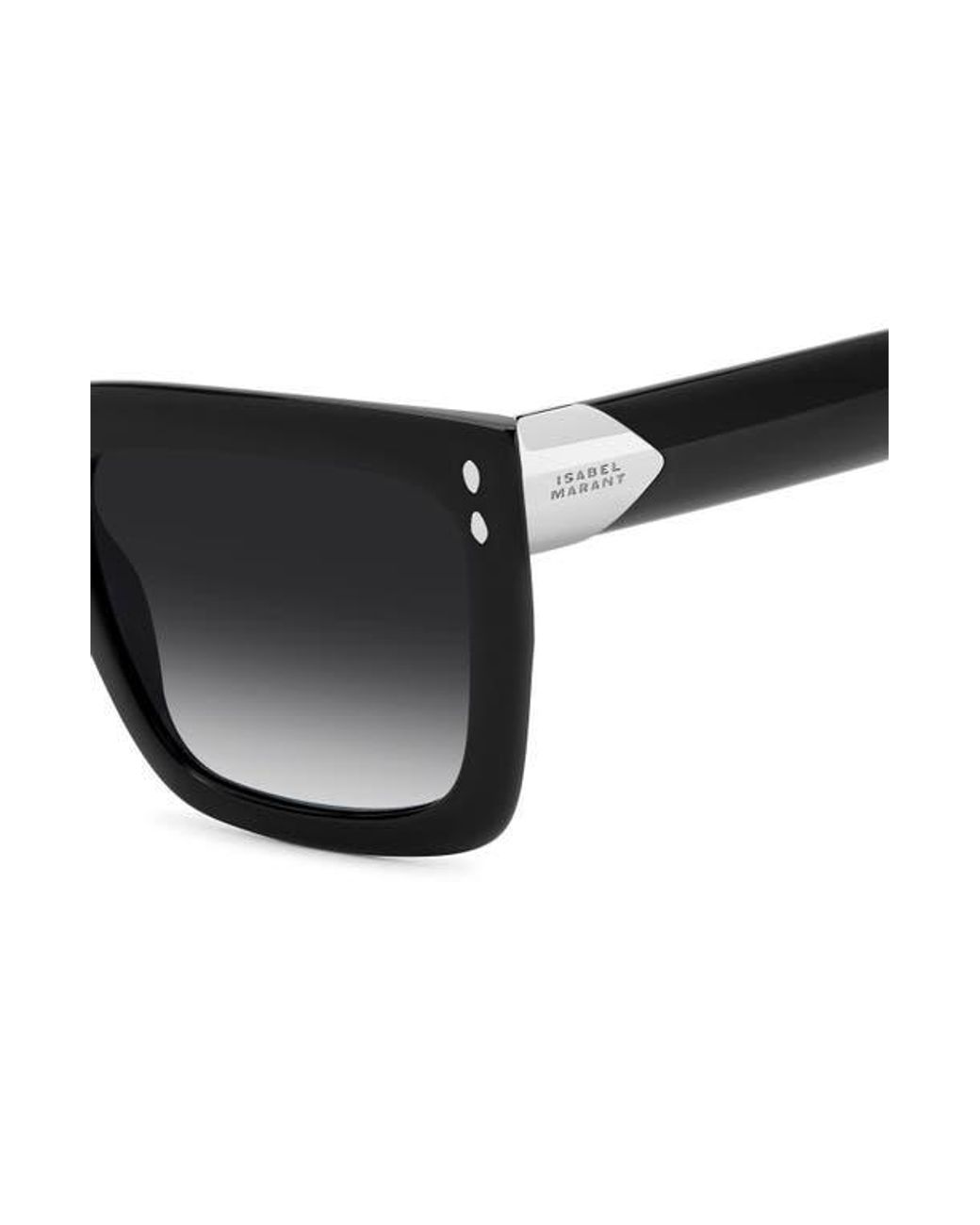 Isabel Marant Black 55Mm Gradient Rectangular Sunglasses