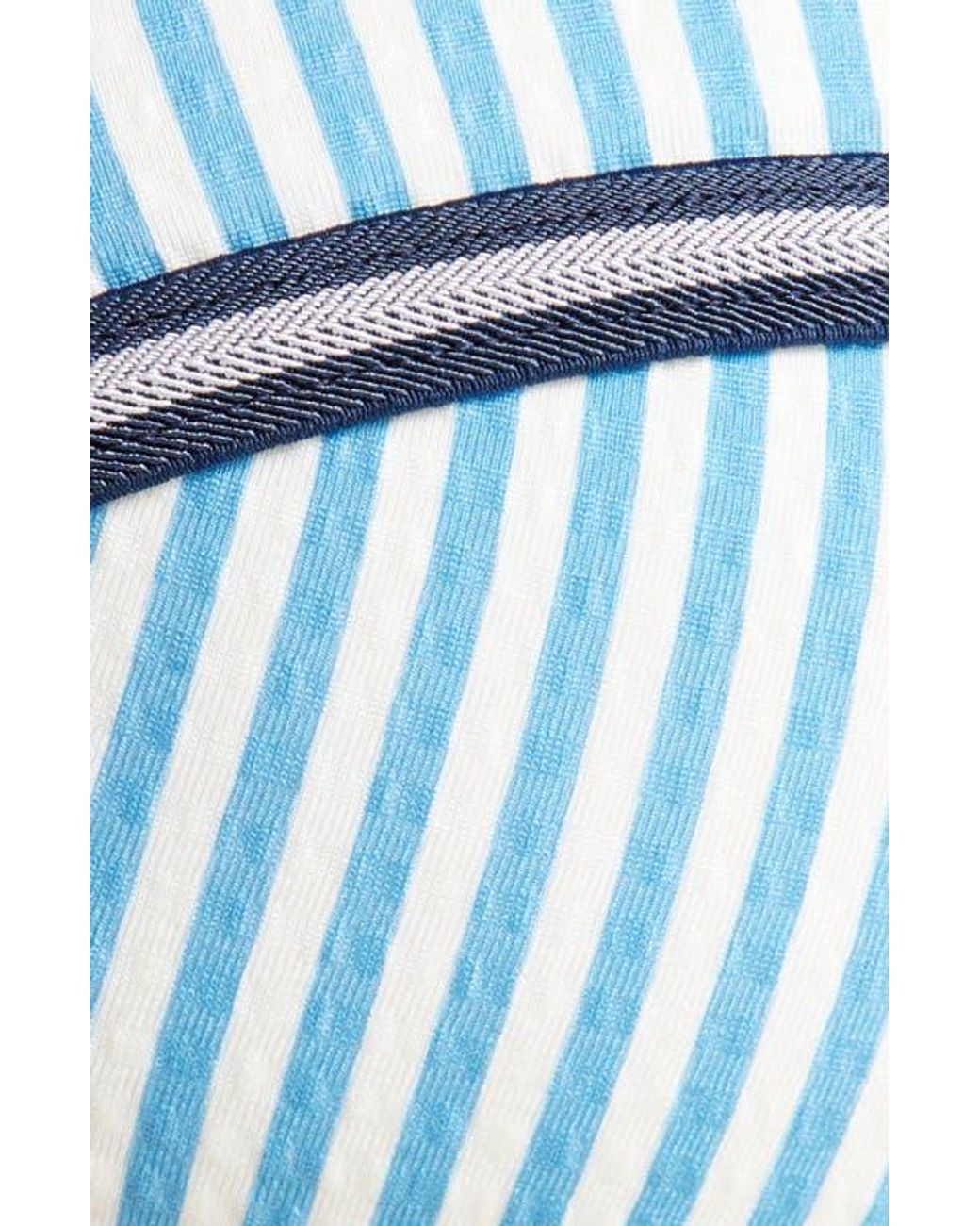 Solid & Striped Blue Juliette Bikini Top