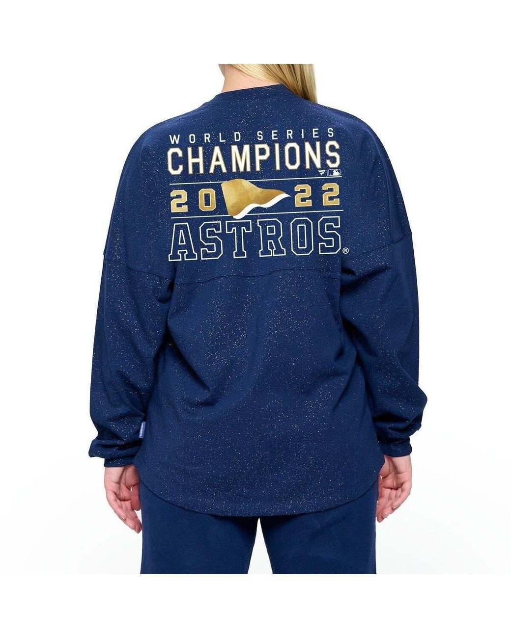 Spirit Jersey Houston Astros 2022 World Series Champions Sparkle Long Sleeve  T-shirt At Nordstrom in Blue | Lyst