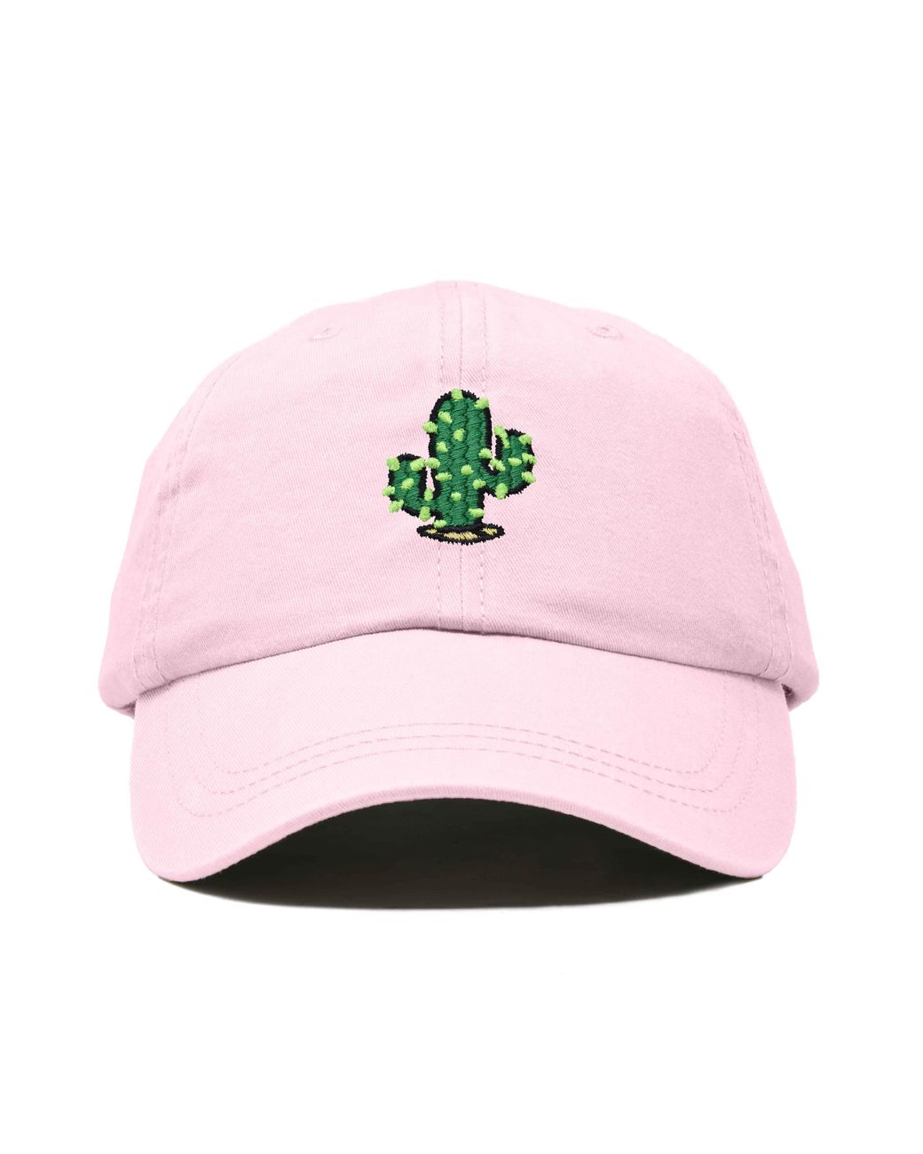 Alix Pink Cactus Embroidered Low Crown Cap