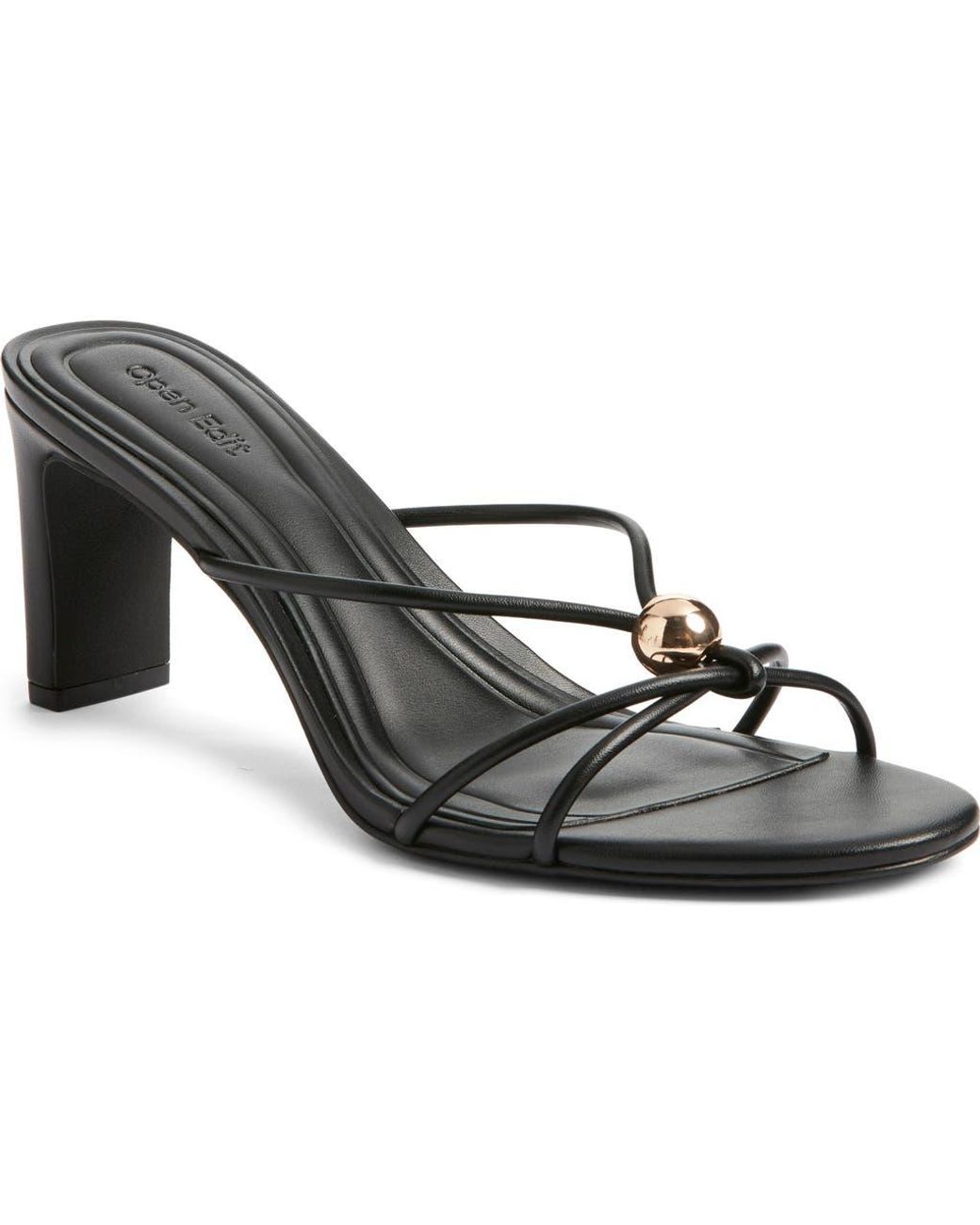 Open Edit Metallic Prisma Slide Sandal
