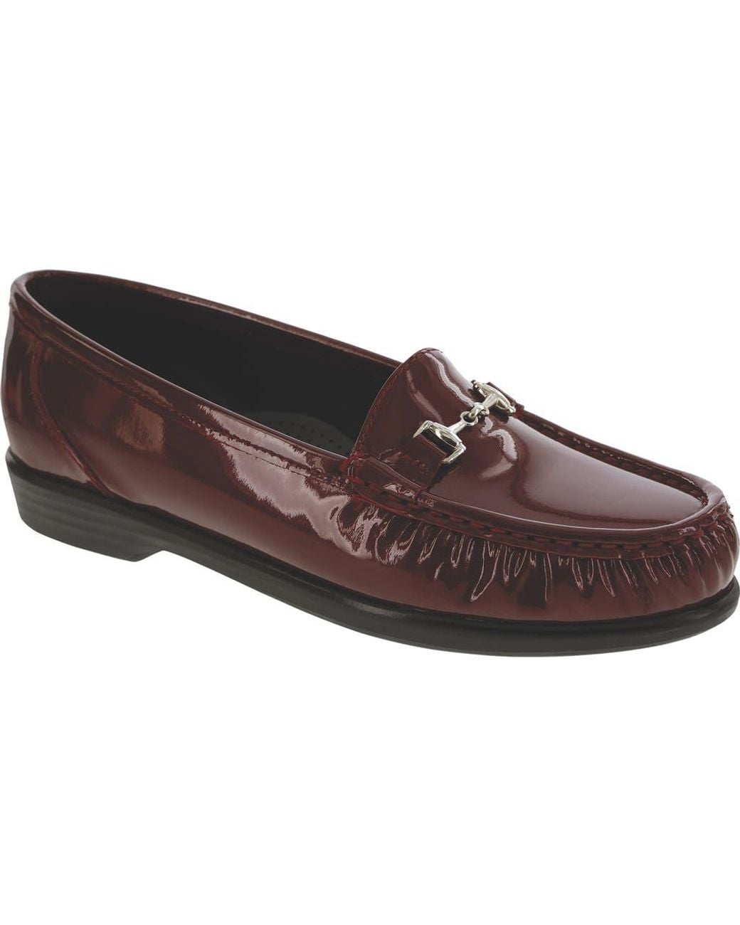 SAS Brown Metro Metallic Loafer