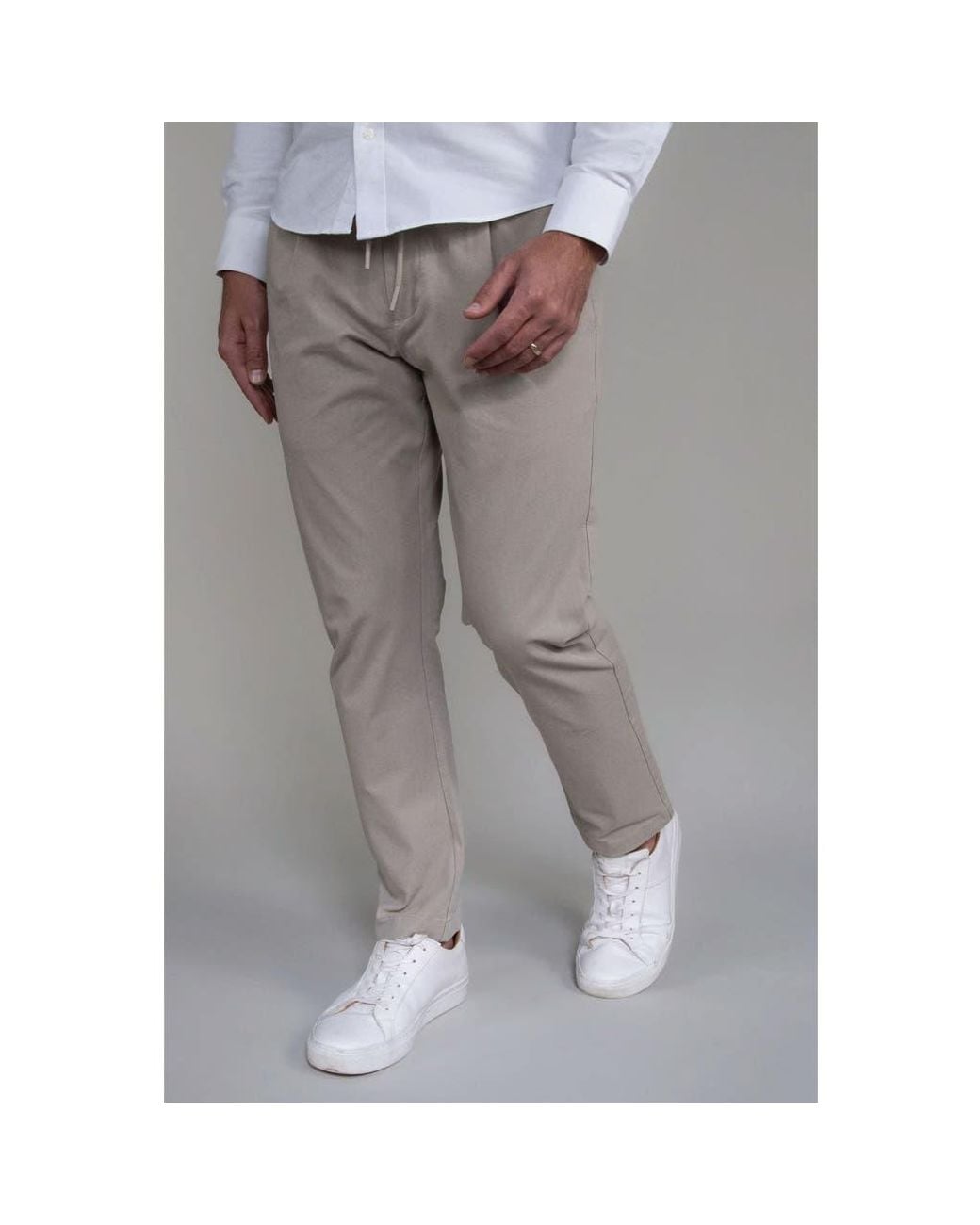 Peter Manning Gray Milano Pants for men