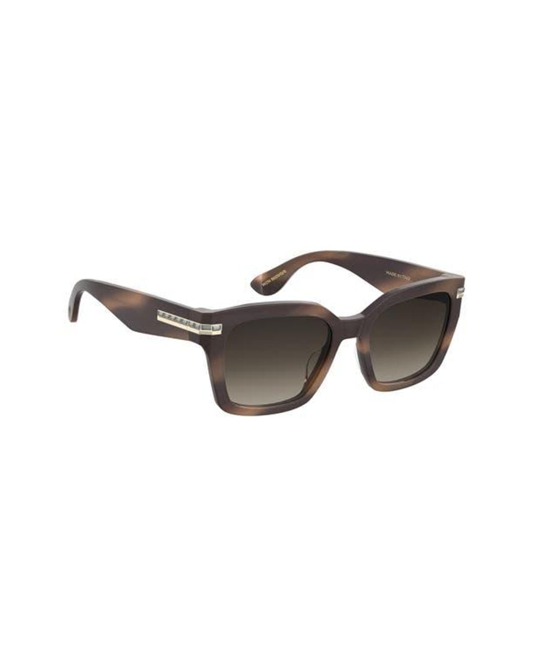 Stuart Weitzman Brown 54Mm Gradient Polarized Square Sunglasses