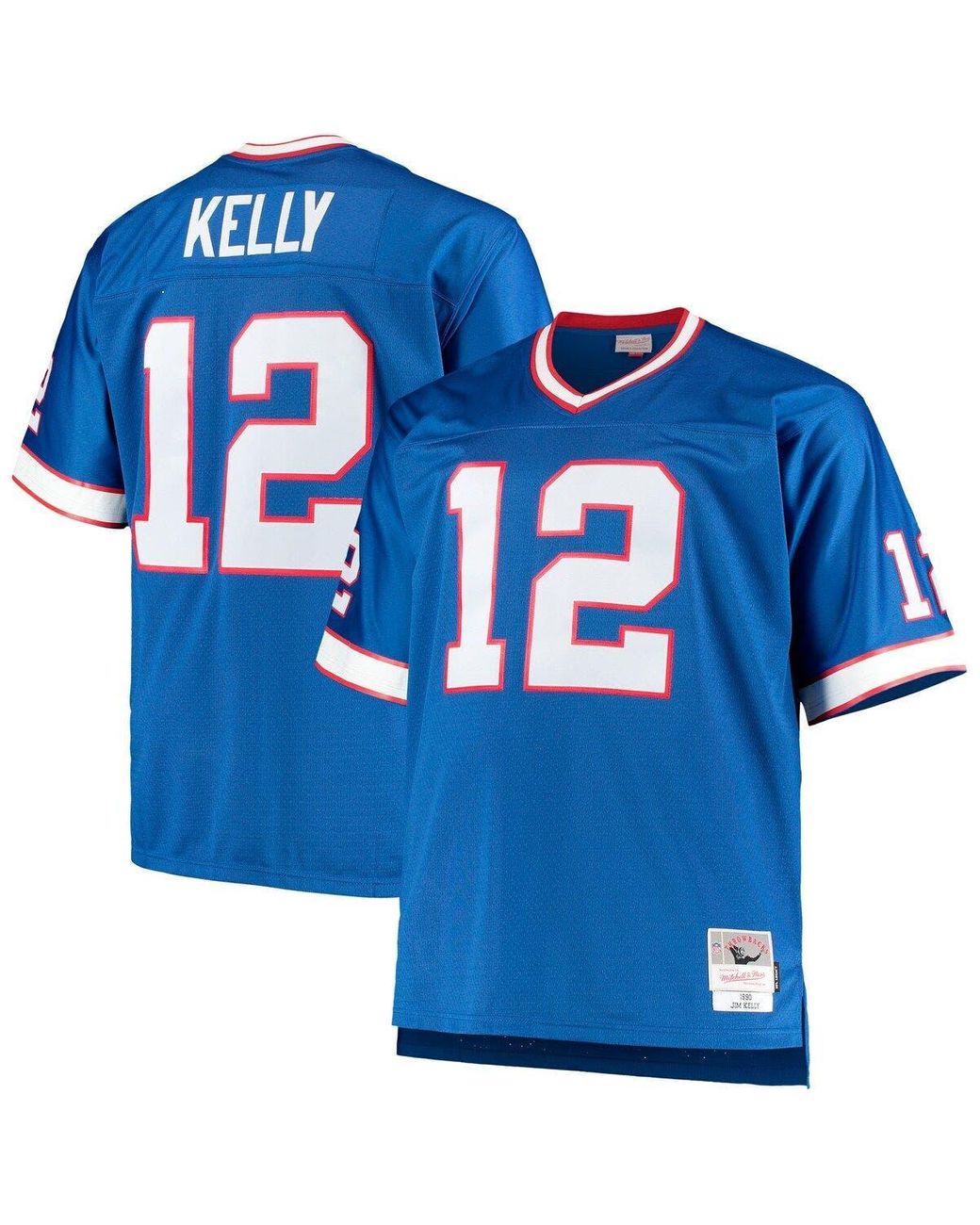 Mitchell & Ness Jim Kelly Royal Buffalo Bills 1994 Authentic Throwback Retired Player Jersey