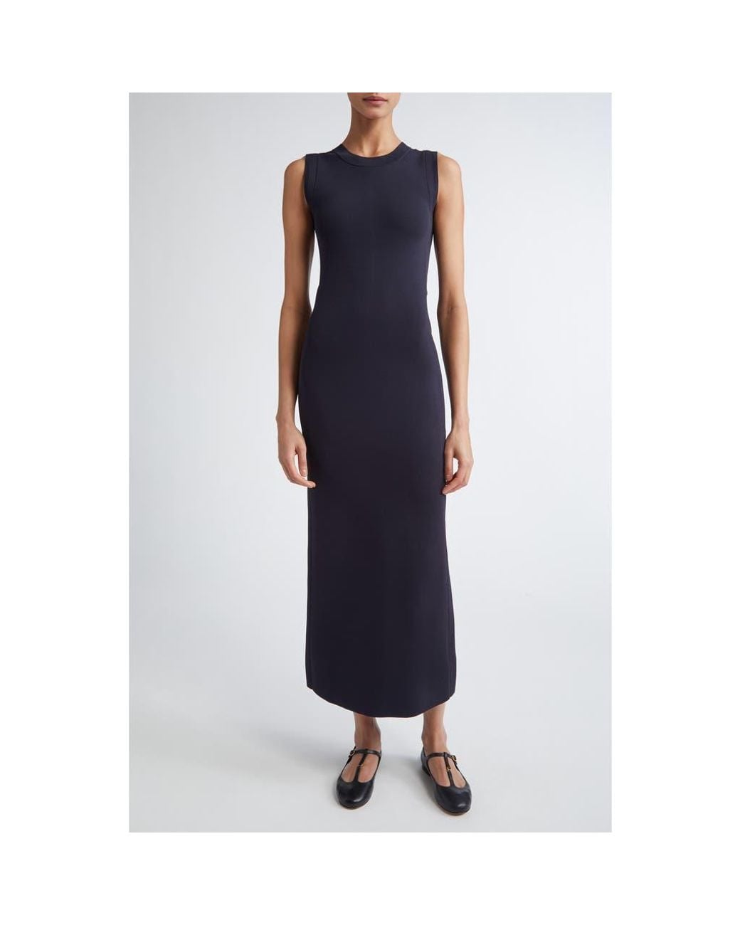 Max Mara Visiera Sleeveless Jersey Dress in Blue | Lyst Max Mara Visiera Sleeveless Jersey Dress in Blue | Lyst