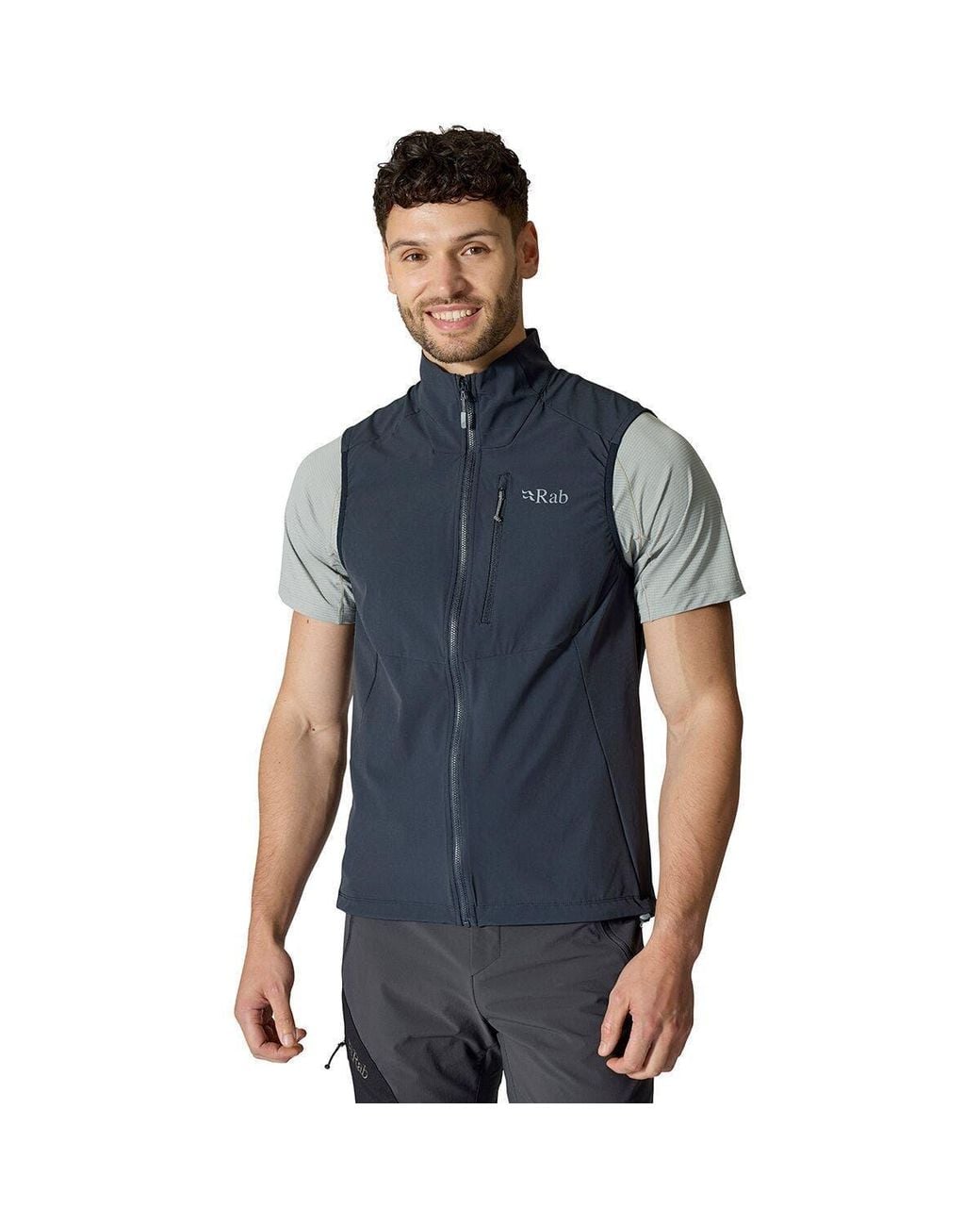 Rab Blue Borealis Vest for men