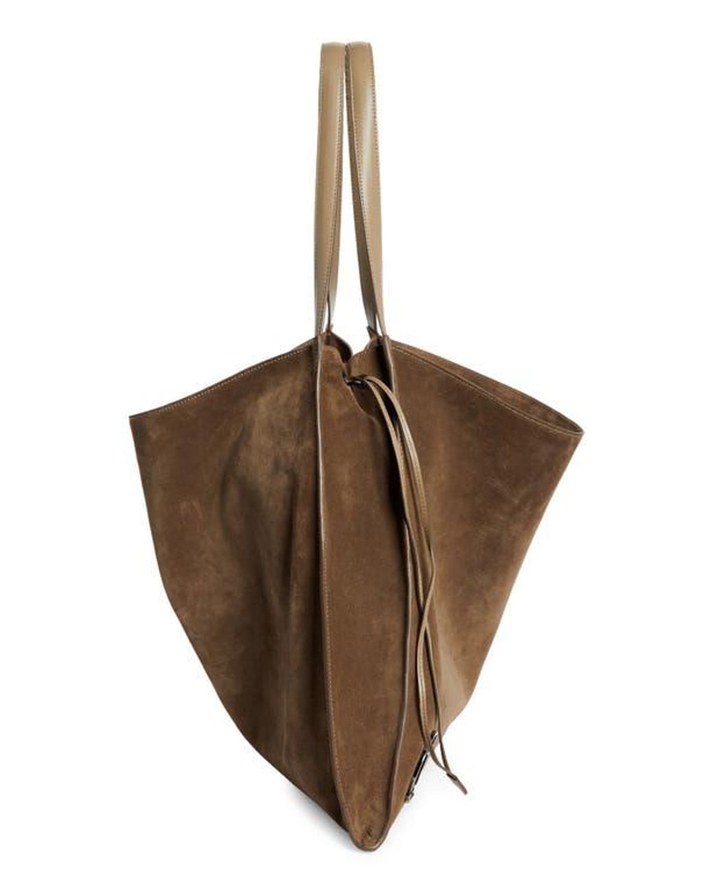 トートバッグ Christian Louboutin Brown suede Baggy tote bag Baggy suede tote bag in brown - Christian Louboutin | Mytheresa