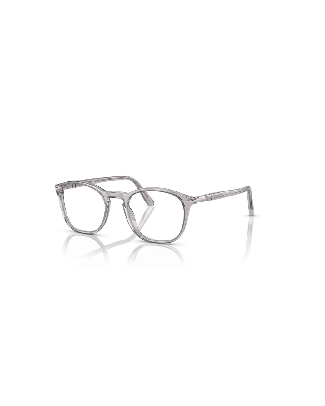 Persol Metallic 52Mm Square Optical Glasses for men