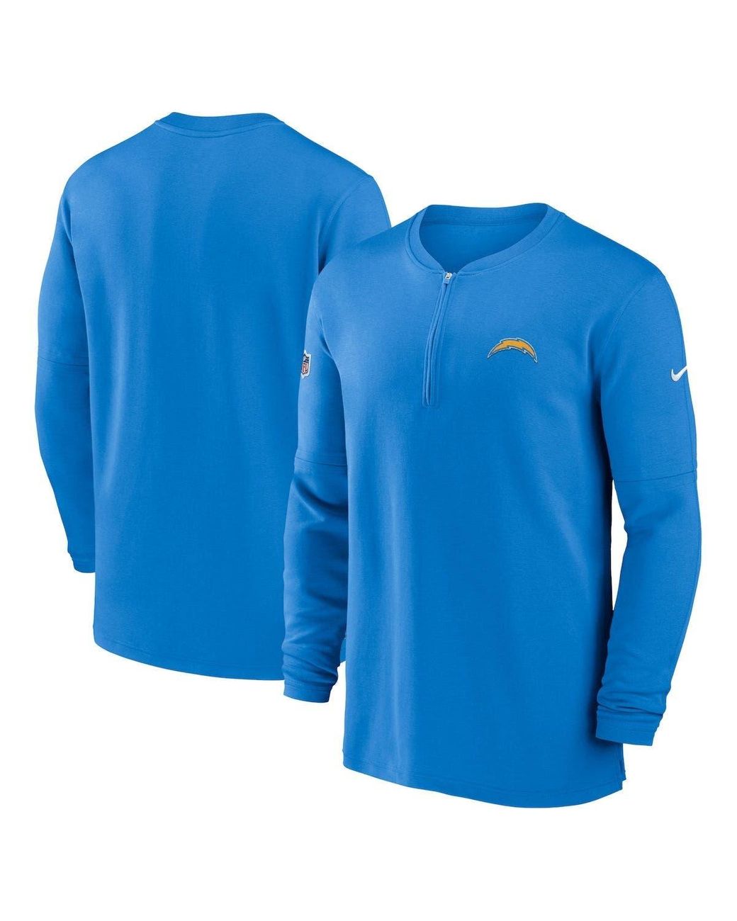 Detroit Lions Nike Performance Sideline Lockup Full-Zip Hoodie - Blue