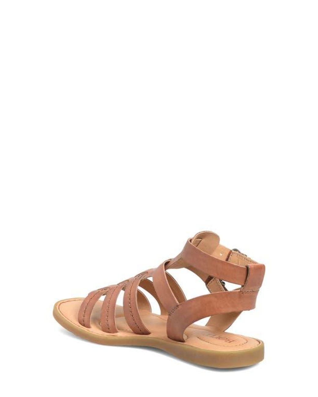 b-rn-iana-ankle-strap-sandal-in-brown-lyst