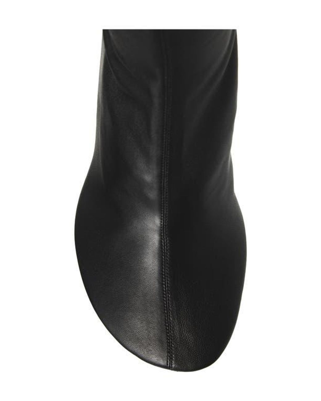 Acne Gray Back Tab Ankle Boot