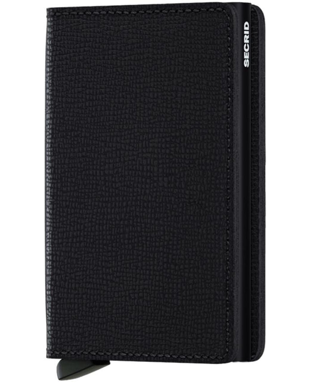 Secrid Black Slimwallet Crisple for men