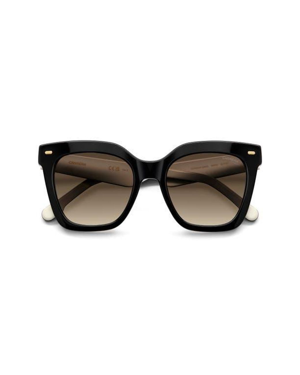 Carrera Black 52Mm Gradient Rectangular Sunglasses