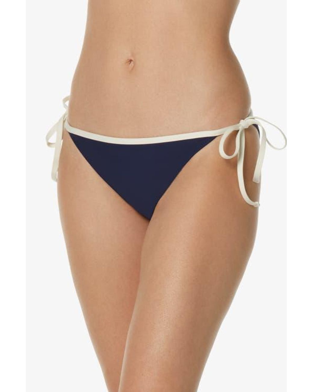 Helen Jon Blue String Bottom With Binding