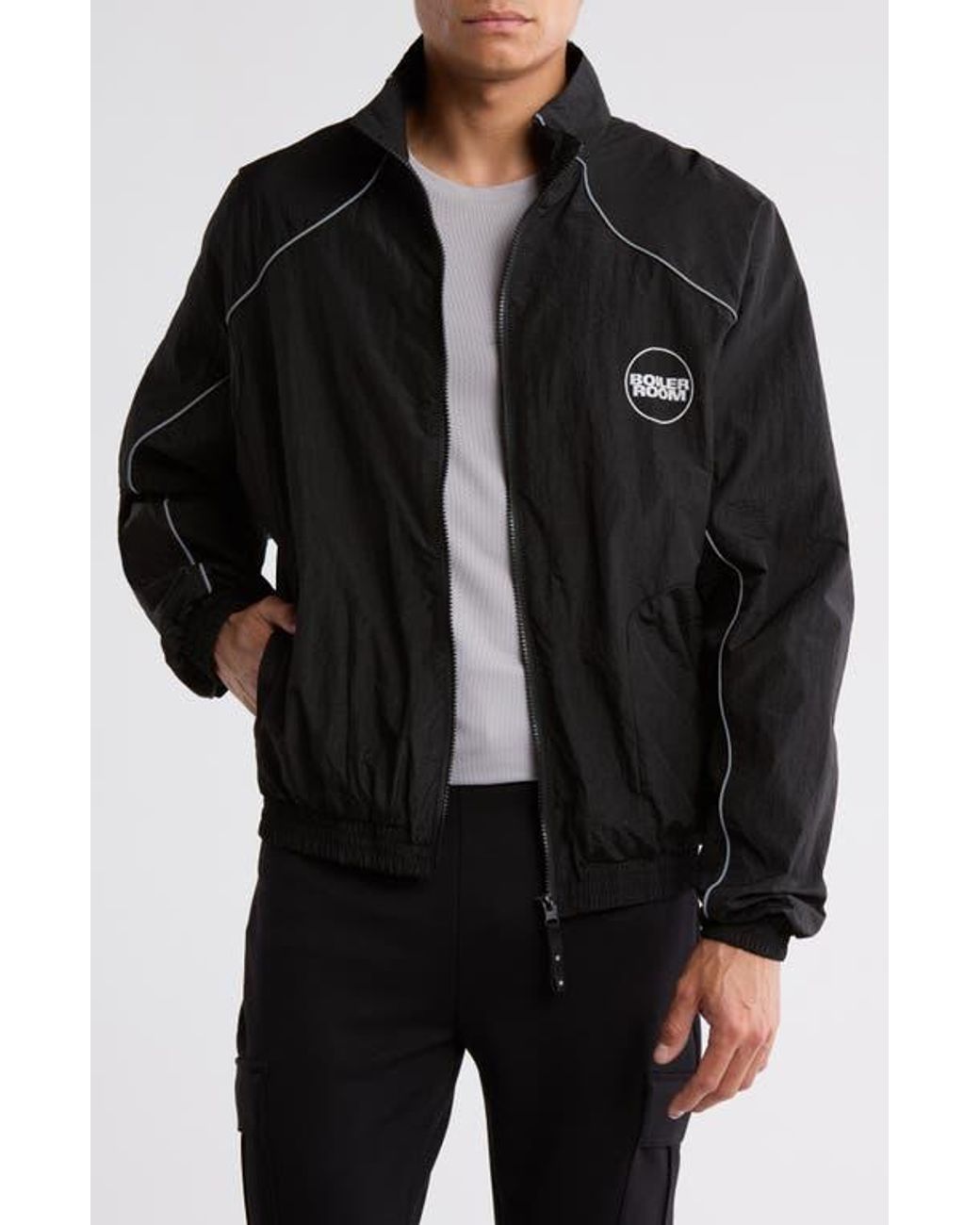 BOILER ROOM X Umbro Shell Track Top in Black for Men | Lyst