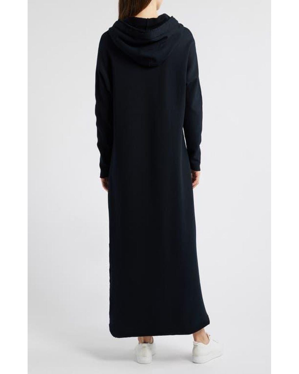 Frank & Eileen Blue James Long Sleeve Hoodie Dress